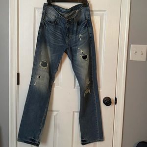 Men’s ripped jeans slim
